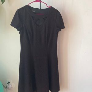 NWOT Alyx size 10 plum and black dress with neckline cut out